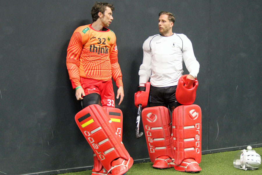 Andreas Späck (li.) und Oliver Baumann im Dialog