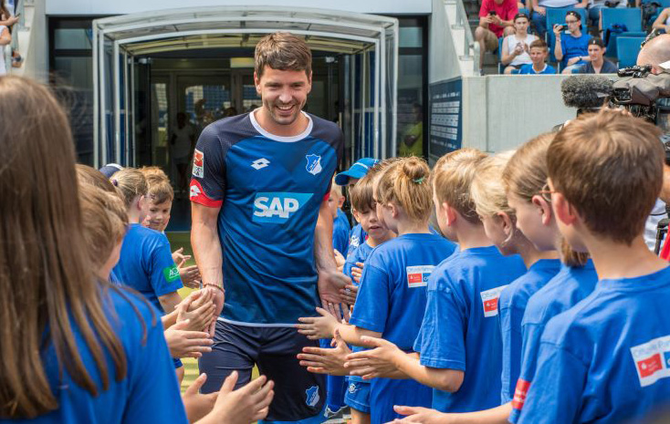Beliebt auch bei den Fans bei der Saisoneröffnung 2015/16