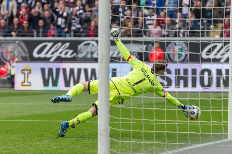 Baumann bewahrt die TSG mit dieser Parade vor einem Rückstand