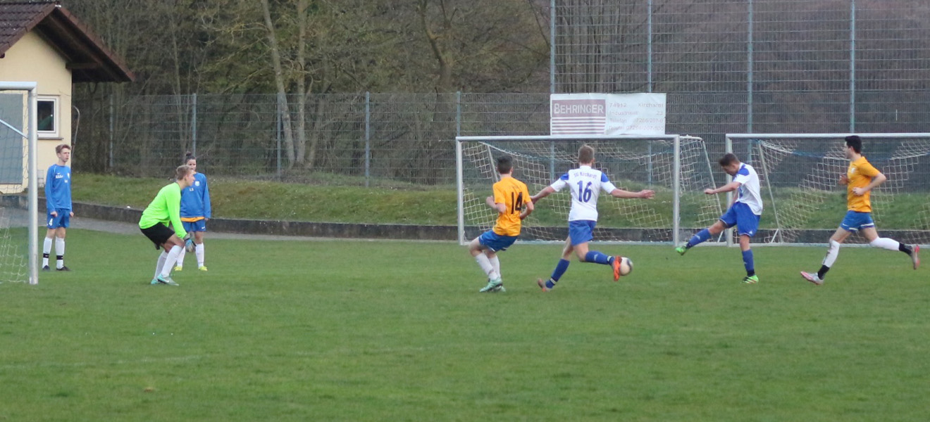 Die SG geht hier mit 2:0 in Führung