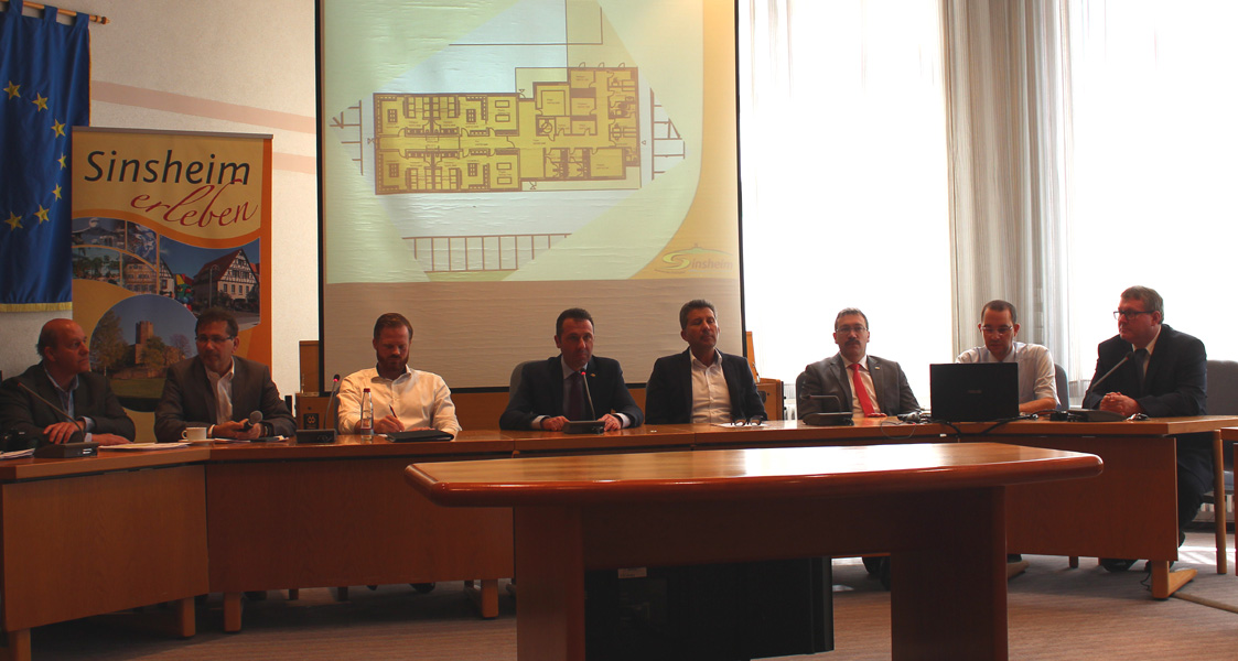 Pressevorstellung im Sinsheimer Rathaus