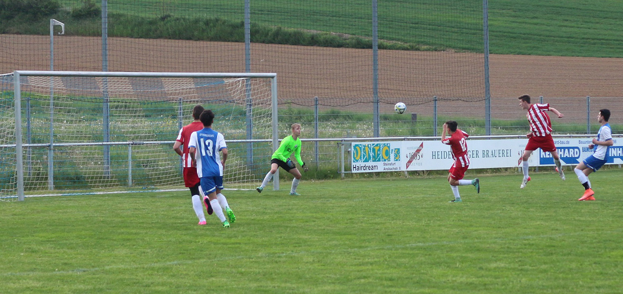 Marko Zecevic gleich per Kopf zum 1:1 aus