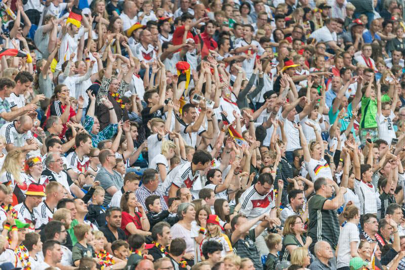 Begeisterung in Schwarz-Rot-Gold