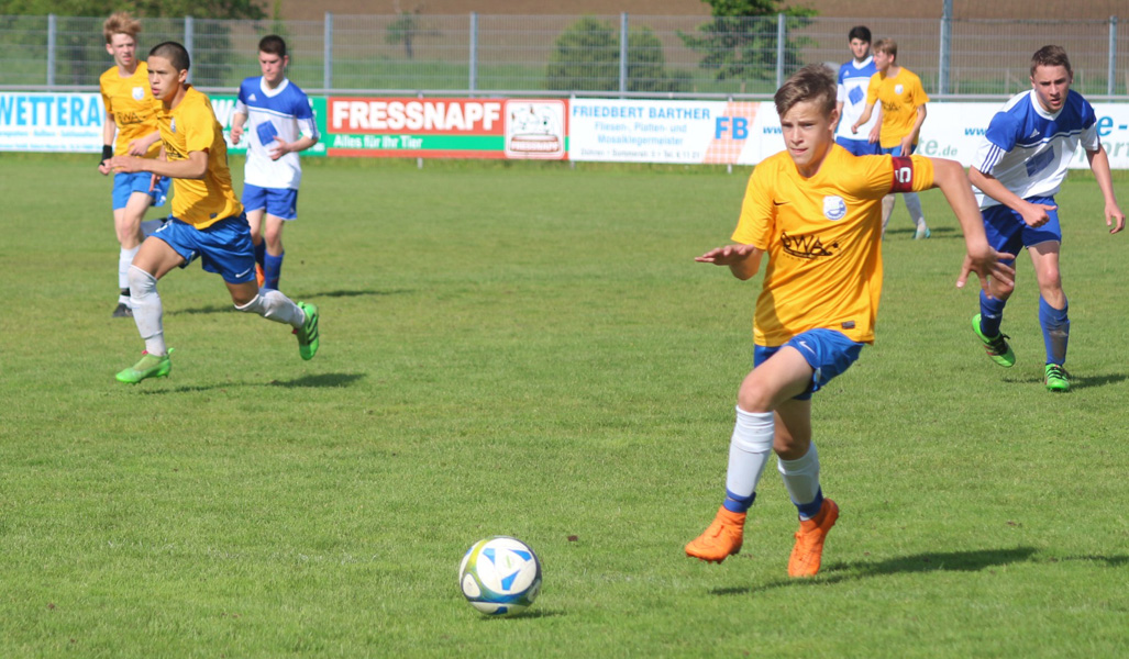 Dominik Schock mit Offensivdrang