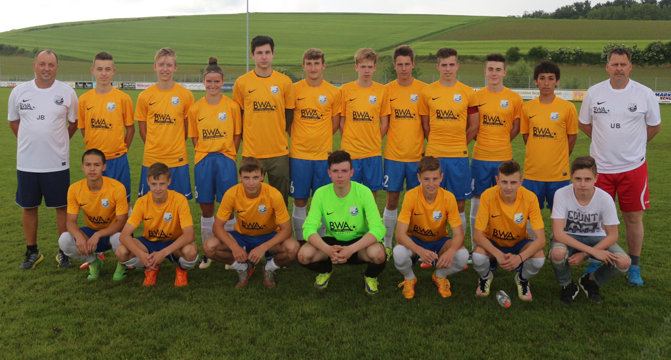 B-Junioren-Team des SV Rohrbach/S. beim Saisonfinale