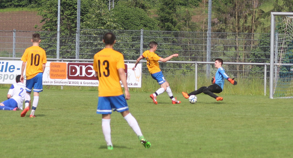 Philipp Öhler scheitert am SG-Keeper