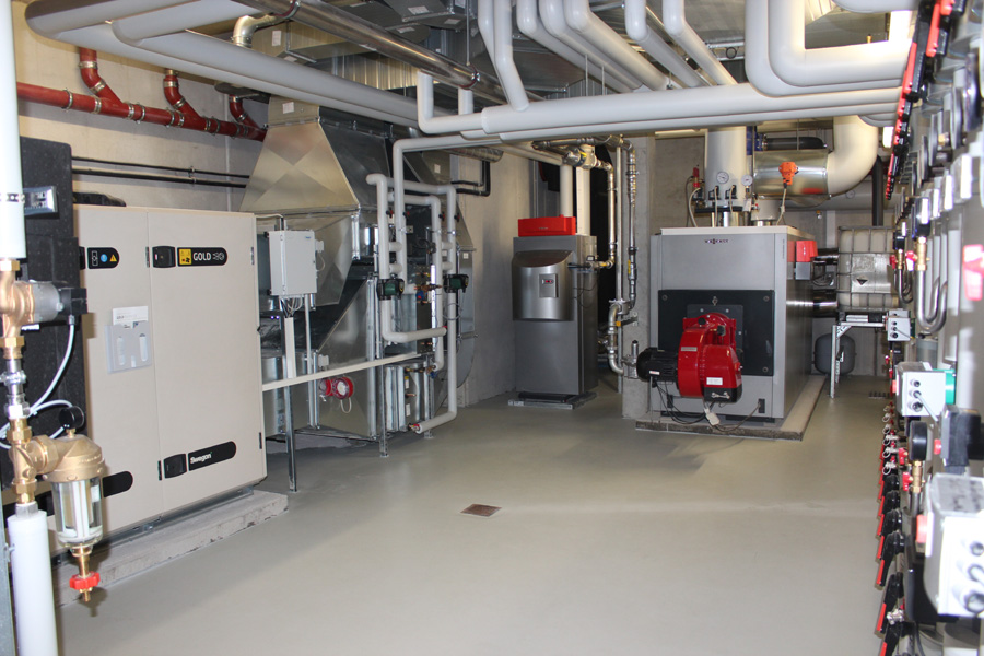 Heiz- und Lüftungsraum