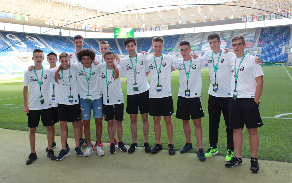 Gut gelaunt ging es zu den Proben