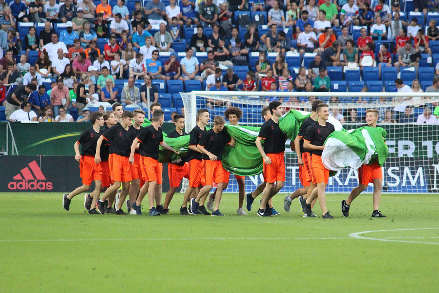 ... klappte auch bei der Aufführung alles perfekt