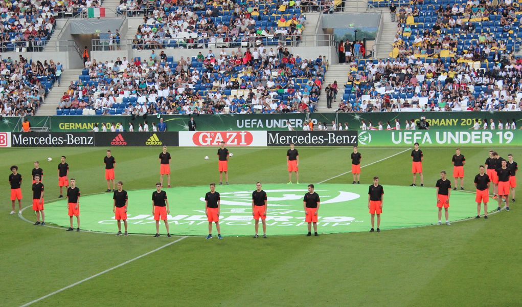 A-Junioren der SG Rohrbach/Sinsheim und SG Lobbach nahmen am Rahemprogramm teil