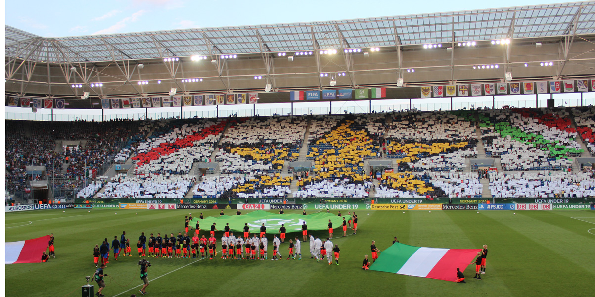 Herrliches Gesamtbild in der Sinsheimer Arena