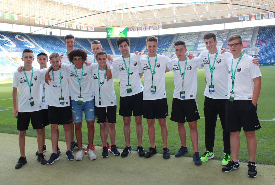 Rohrbachs A-Junioren beteiligten sich am Rahmenprogramm des U19-Finales