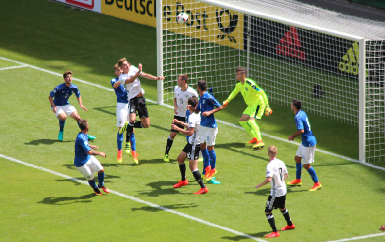 Belagerungszustand vor der italienischen Tor