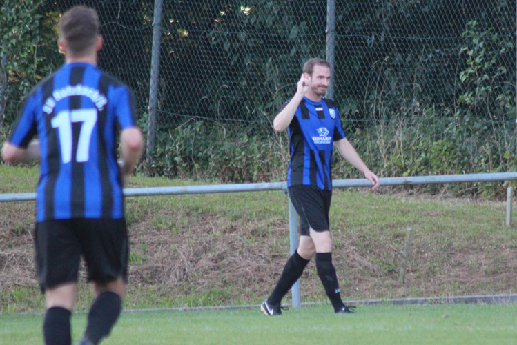 Jubel beim Torschützen