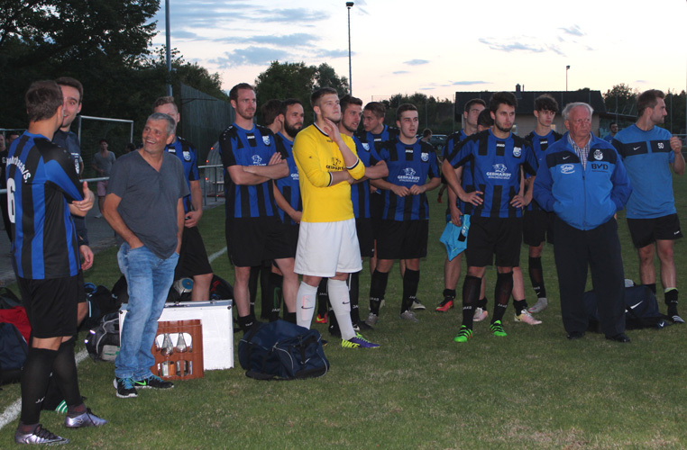 Das Warten auf die Siegerehrung