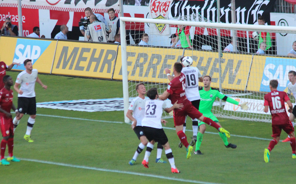 Dicke Luft im SVS-Strafraum