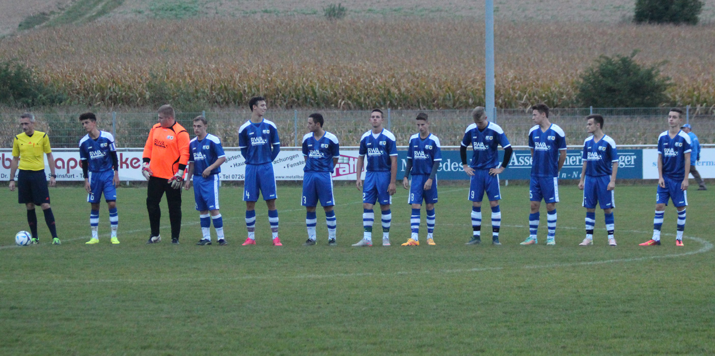 Die Startaufstellung der SG Rohrbach/Sinsheim