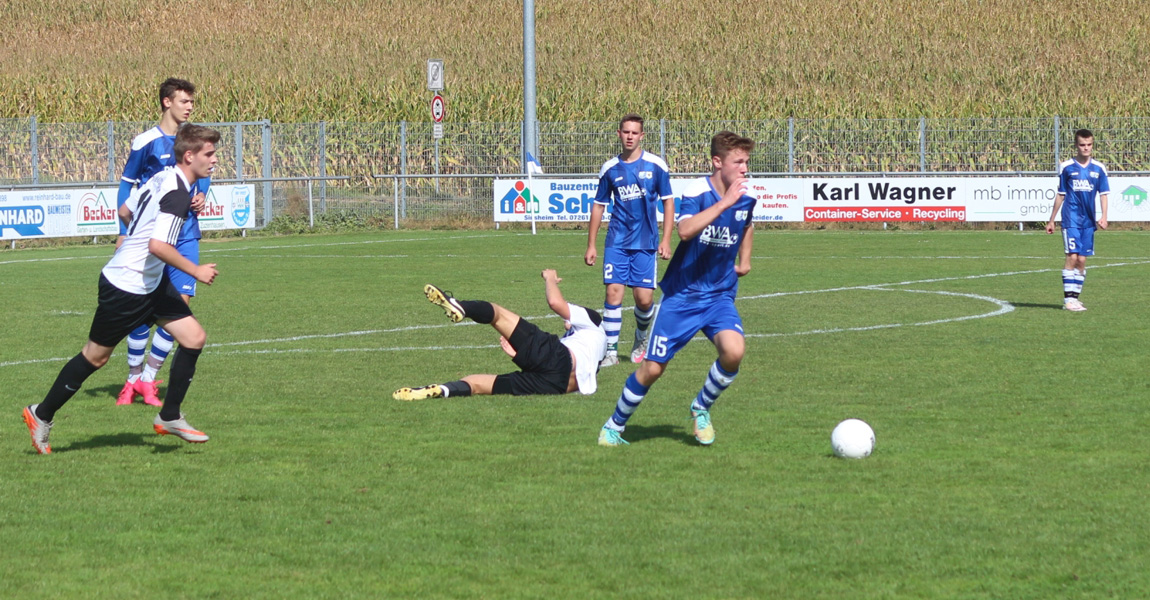 Dustin Brunner mit Offensivdrang