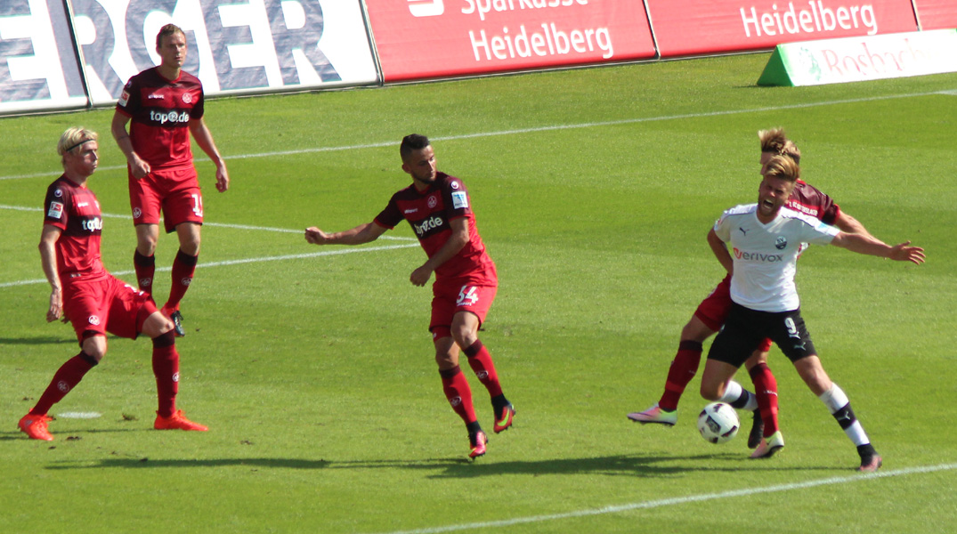 Hier forderten die SVS-Fans Strafstoss