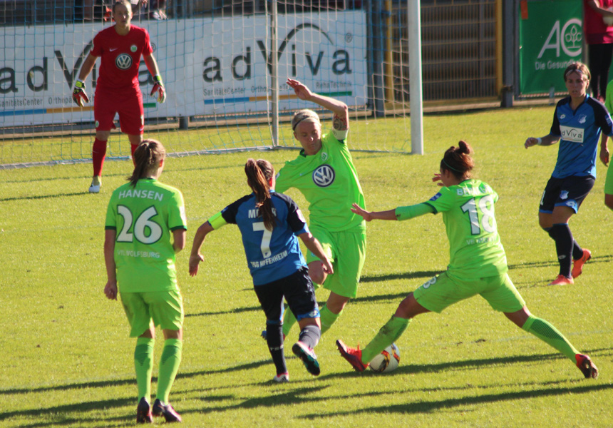 Wolfsburg brachte mit vereinten Kräften den knappen Vorsprung über die Zeit