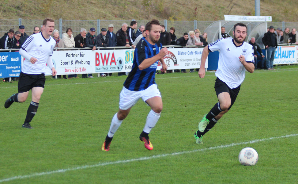 Rohrbachs Neuberger stürmt in den SG-Strafraum