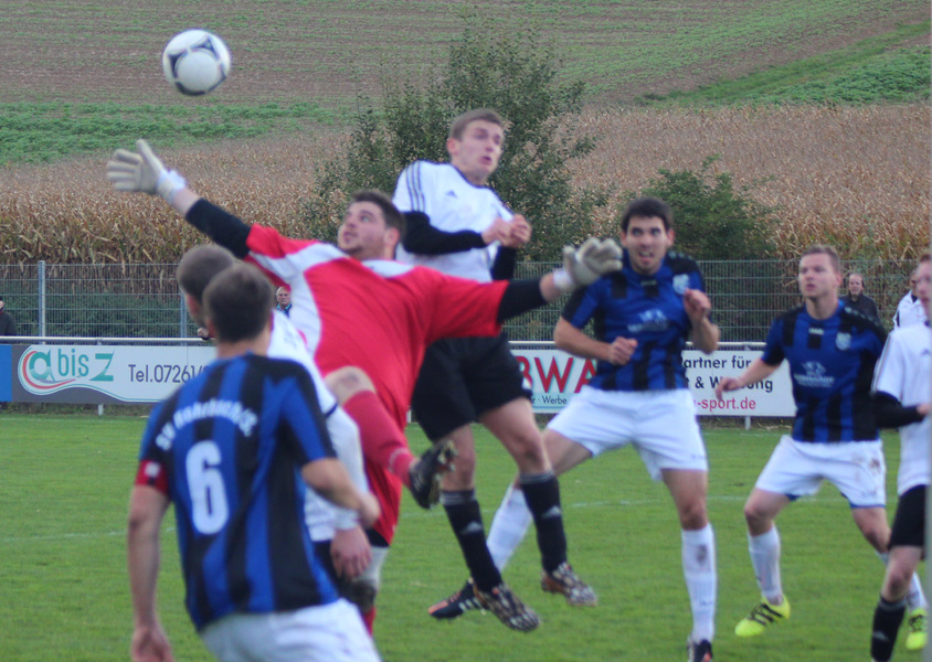 Wieder ist beim SG-Keeper Guschl Endstation