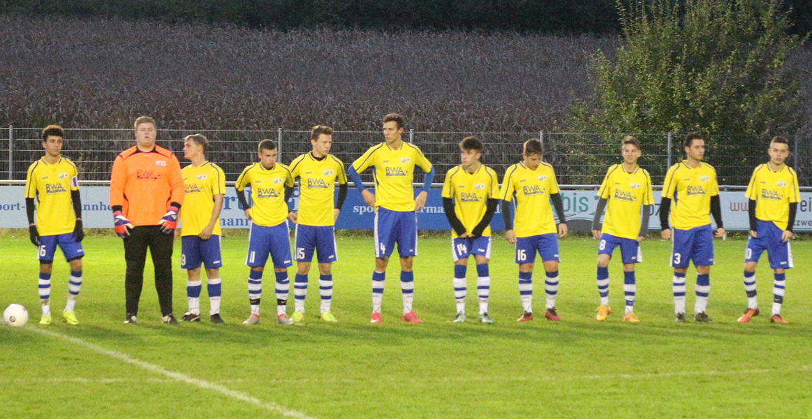 Die Startformation der SG Rohrbach/Sinsheim