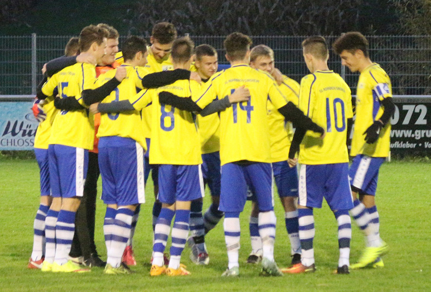 SG-Spielerkreis vor dem Anpfiff