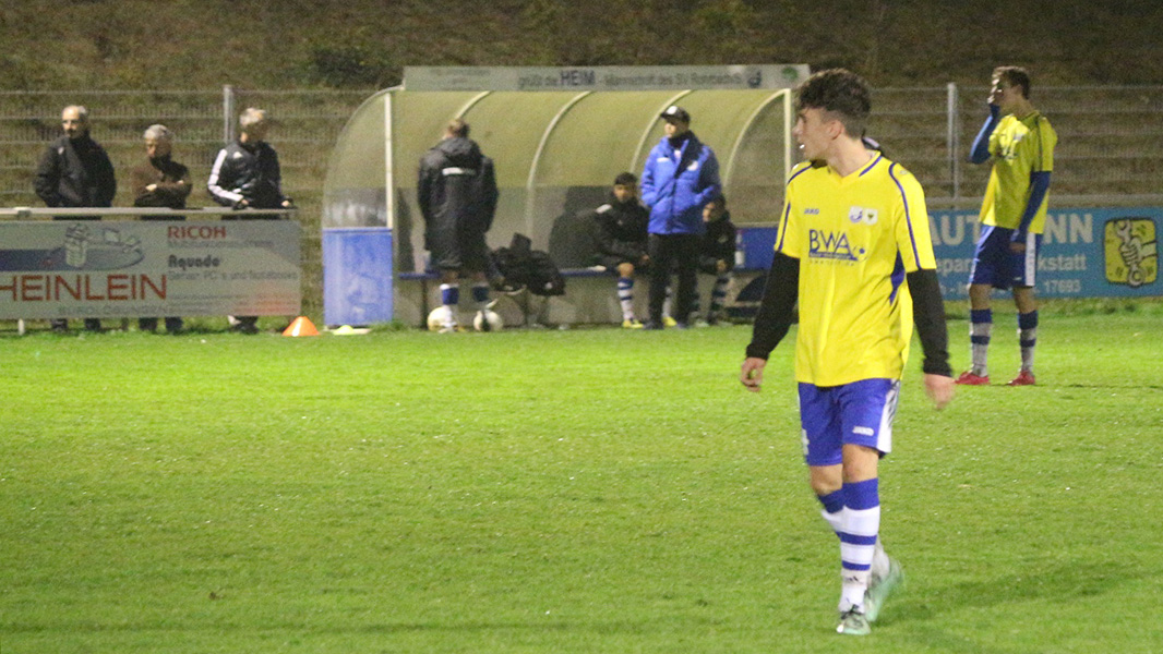 Enttäuschung bei Michael Rohfleisch nach dem unglücklichen 1:1