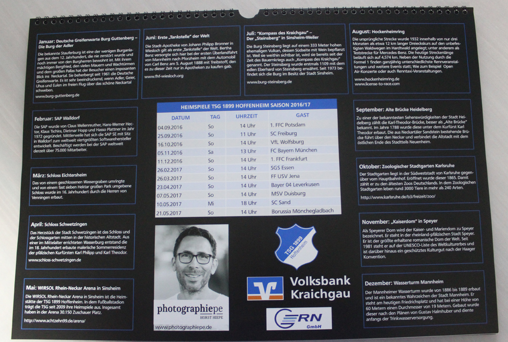 Infos zu den Monatsmotiven