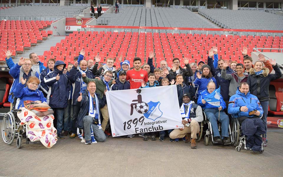 Gruppenfoto mit Kevin Volland