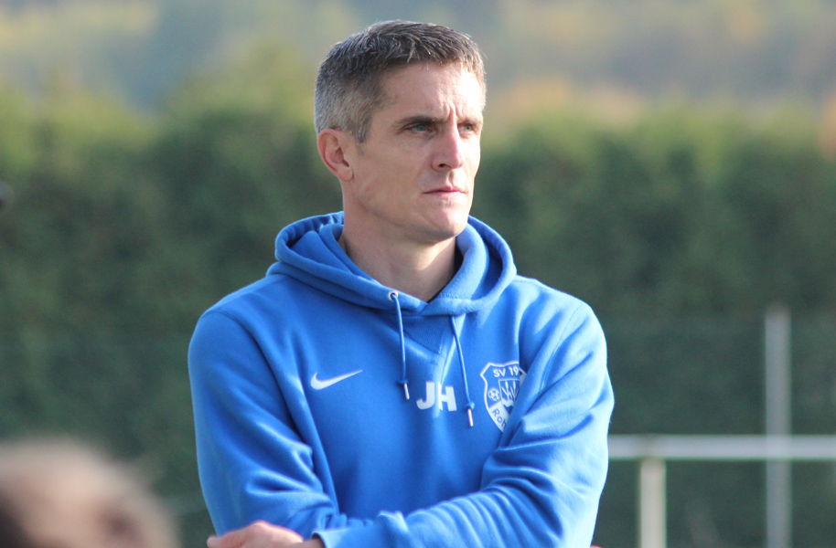 Kritischer Blick von SV-Coach Joachim Heger