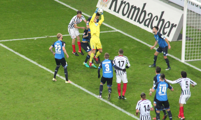 Erneut sichere Beute für TSG-Keeper Baumann