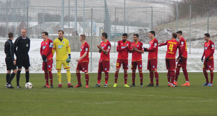 Die TSG-Startformation in der 1. Halbzeit