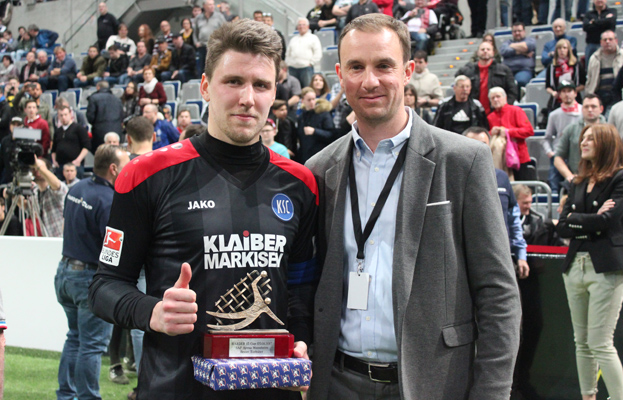 Wurde zum besten Turniertorwart gewählt: KSC-Keeper Rene Vollath