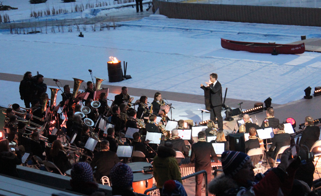 Musikalische Klänge durch das Sinfonische Blasorchester Ludwigsburg