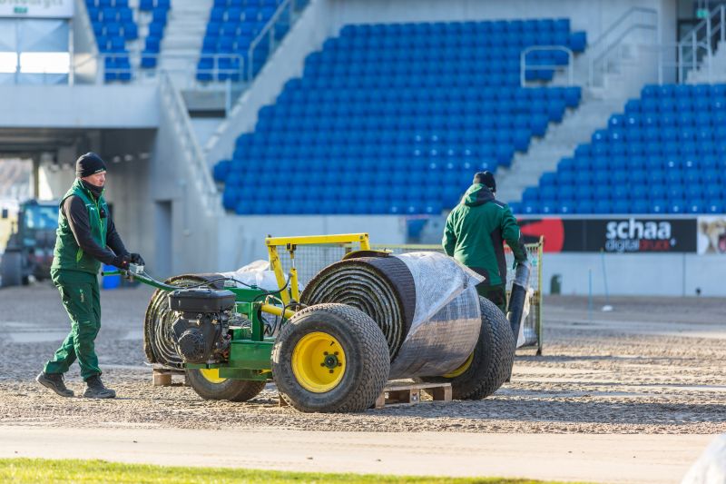 ... und fachmännisch verteilt