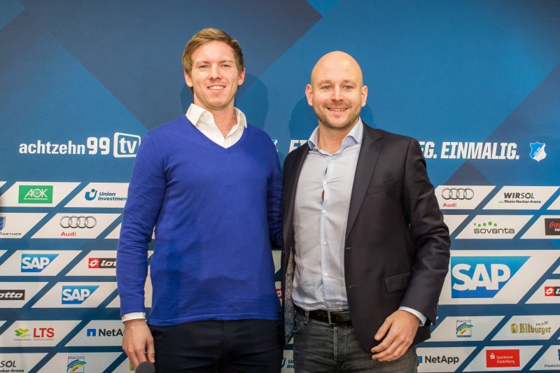 Aktuell jüngster Bundesliga-Trainer (Nagelsmann) und Manager (Rosen) - 1899 Hoffenheim ist vielseitig jung aufgestellt