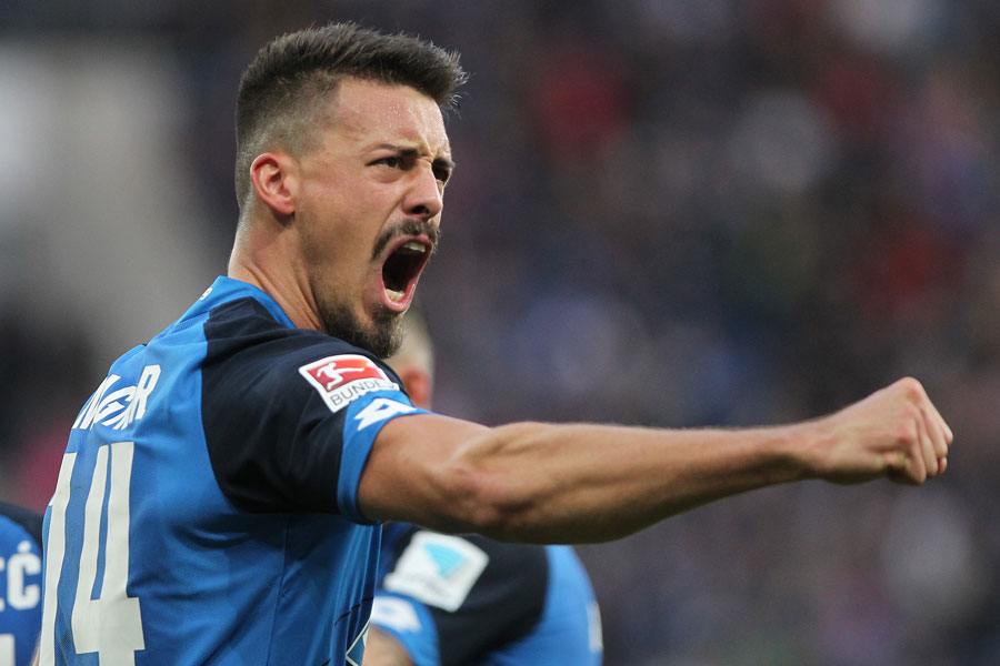 Geballte Faust mit entschlossenem Blick: Sandro Wagner bekam jetzt eine zweiwöchige Pause verordnet