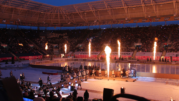 Tolle Atmosphäre in der Sinsheimer Arena