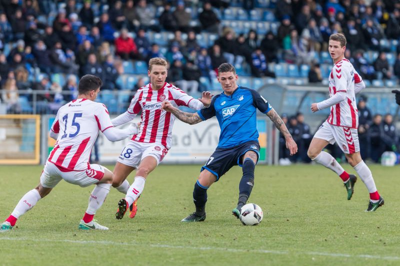 Steven Zuber traf, wie schon im ersten Testspiel gegen Groningen, zum 2:0 für die TSG