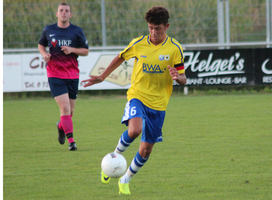 Mit Trikotwerbung immer auf Ballhöhe