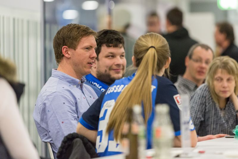Julian Nagelsmann tauschte sich Mitte der Woche mit den TSG-Fans aus