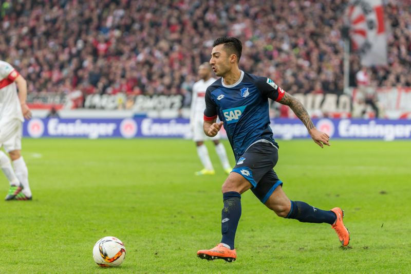 Spielszene aus einer der wenigen Bundesligaeinsätze Hamads