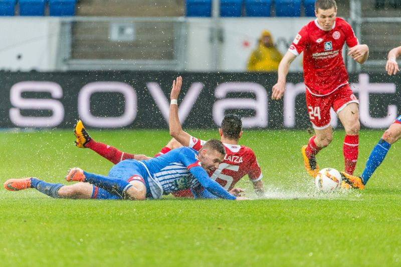 Rutschige Partie beim letzten Duell in Sinsheim