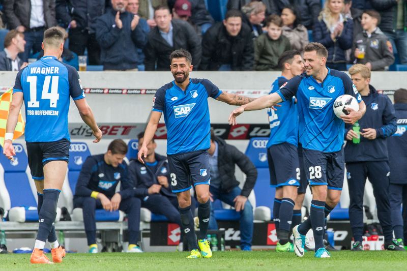 Demirbay (2. v. li.) traf zuletzt in zwei Spielen drei Mal für die TSG