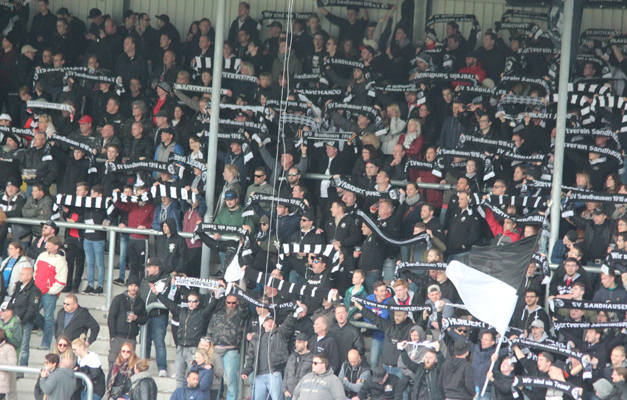 Die SVS-Fans in Feierlaune