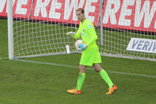 Sicherer Rückhalt für den SVS in München: Schlussmann Marco Knaller