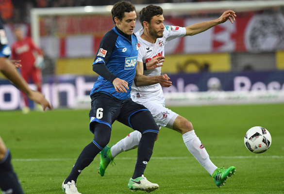 Sebastian Rudy (li.) zählte zu den stärksten Hoffenheimern