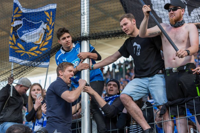 Nagelsmann in der Fankurve